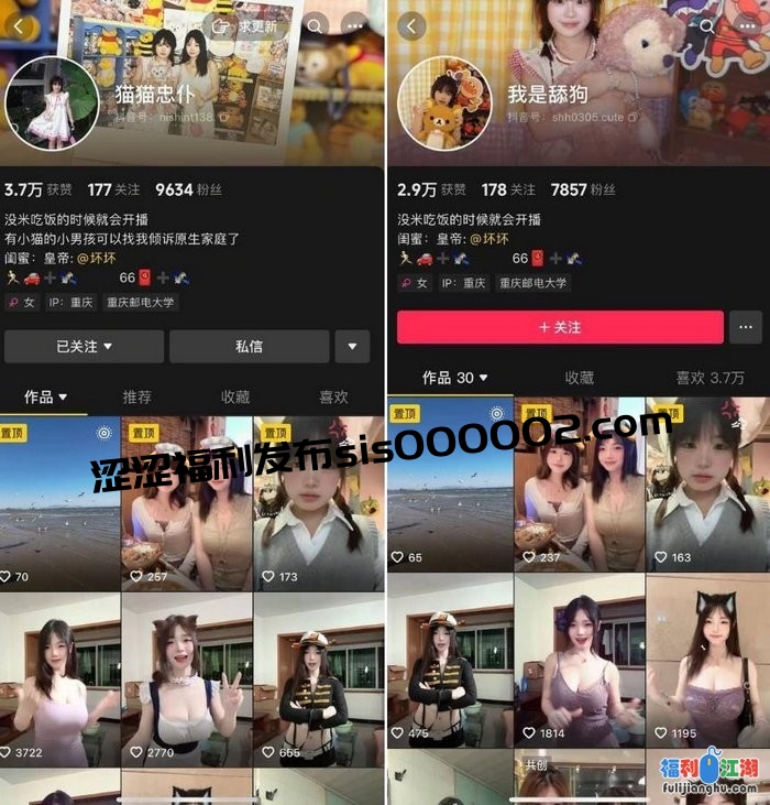 抖音大奶甜妹 猫猫忠仆/我是舔狗 反差裸舞自慰啪啪定制30V[某房原版]【554M】