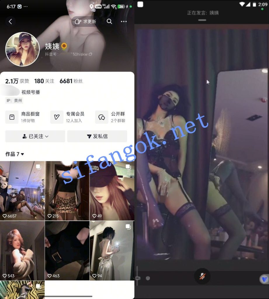 【抖音】 姨姨 情趣内衣丁字裤 漏点 重磅会议 2V【2V】【517M】